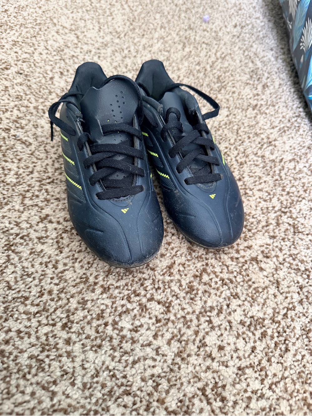 adidas COPA Black with Lime Green Soccer Cleats